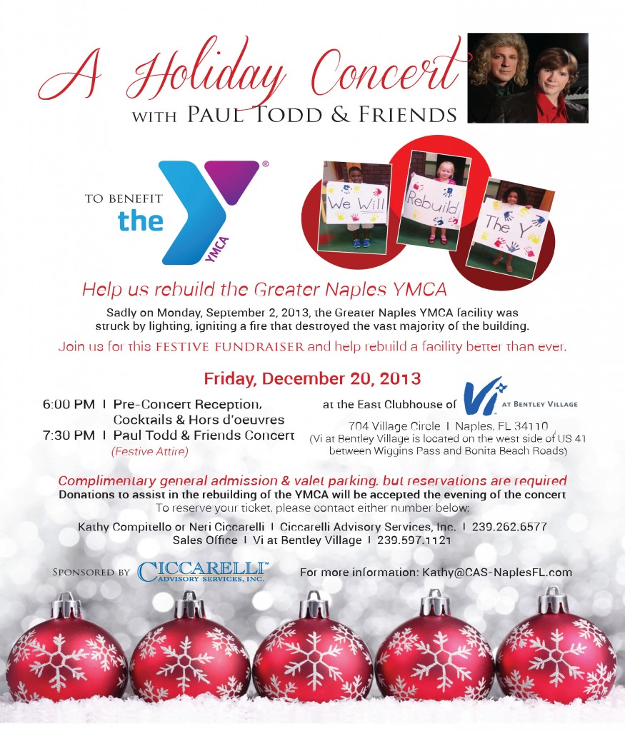 YMCA Fundraiser Holiday Concert