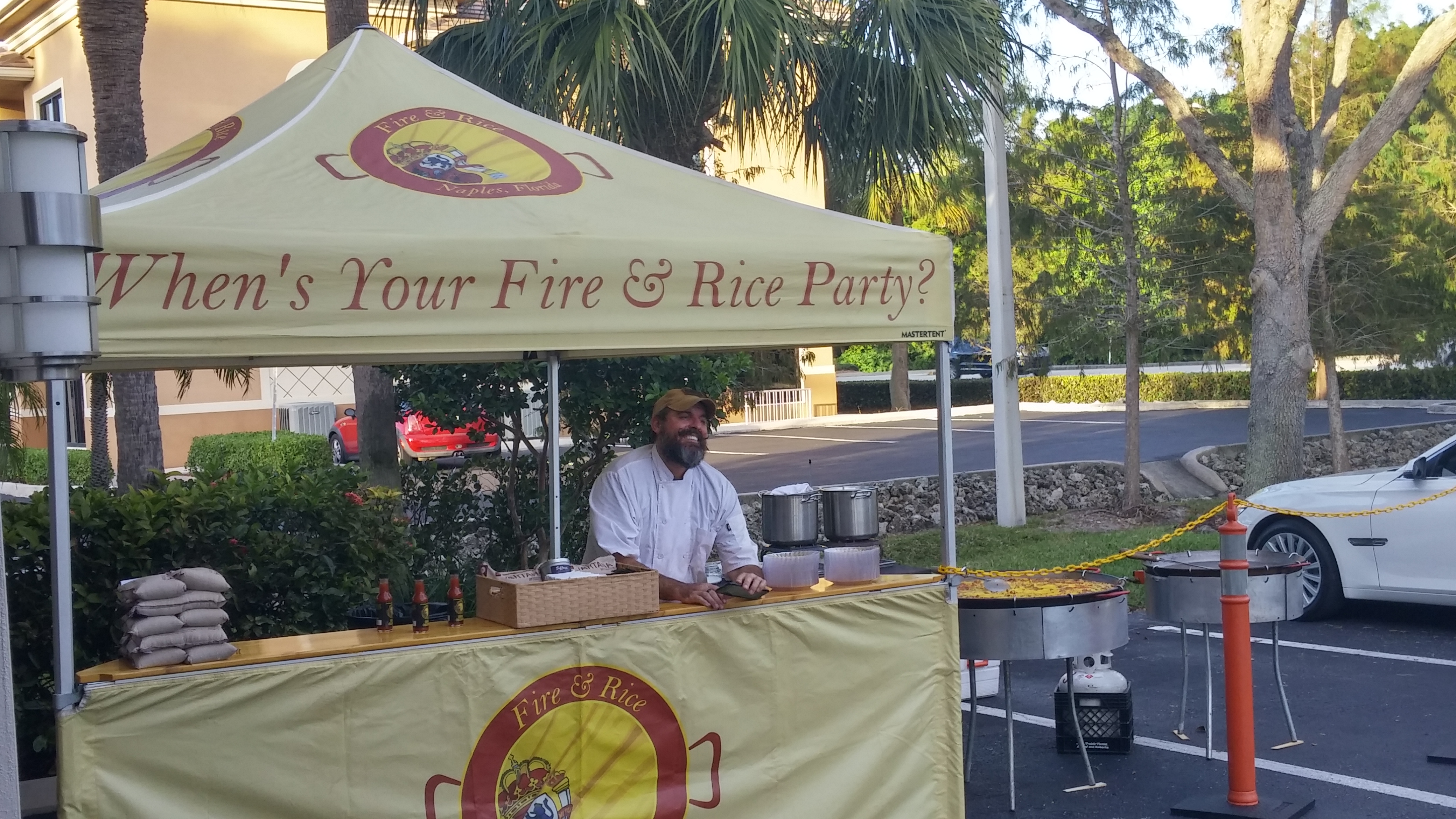 Chef Paul with Fire & Rice