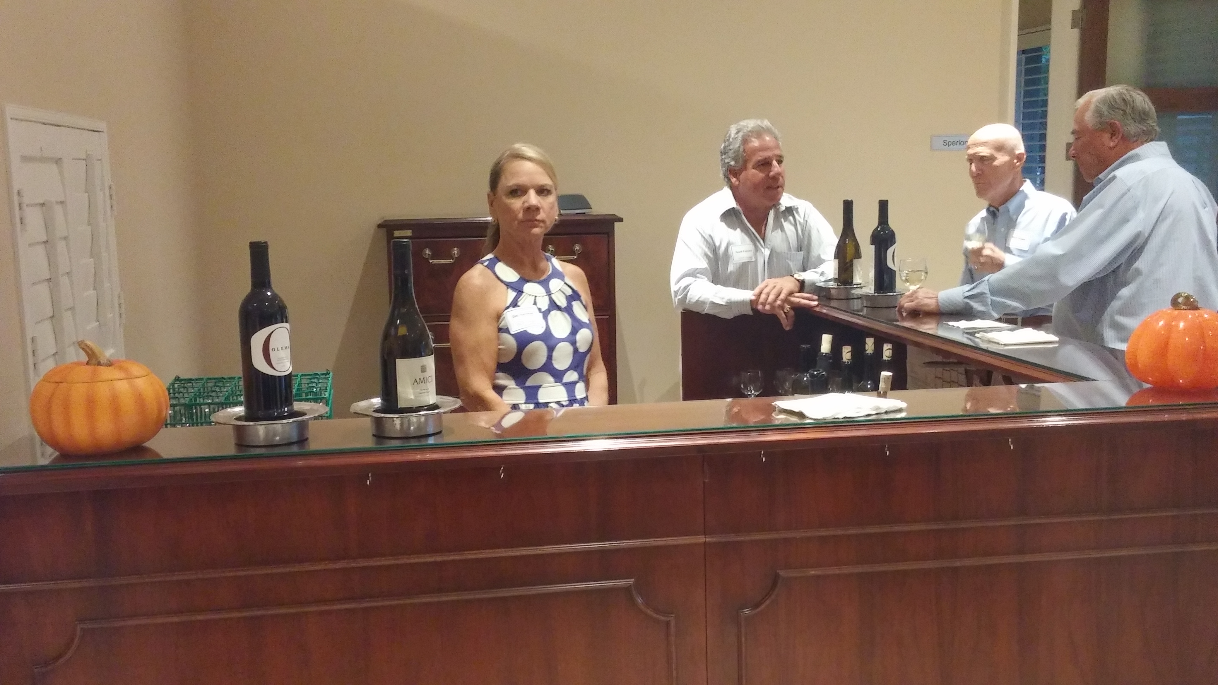 Our front desk bar!