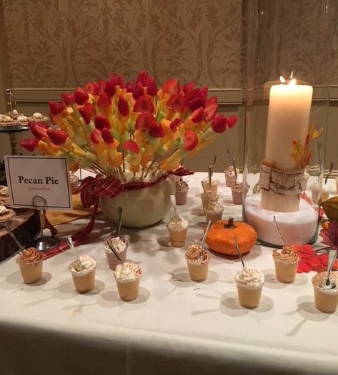 Our delicious spread of desserts